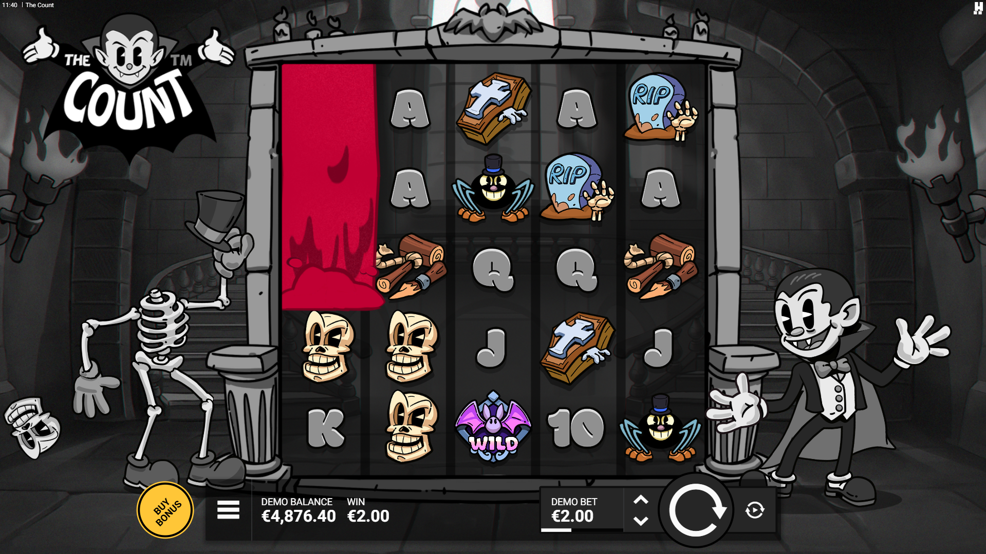 Land Blood Symbols and See an Expanding Wild Form With a Potential Multiplier up to 500x