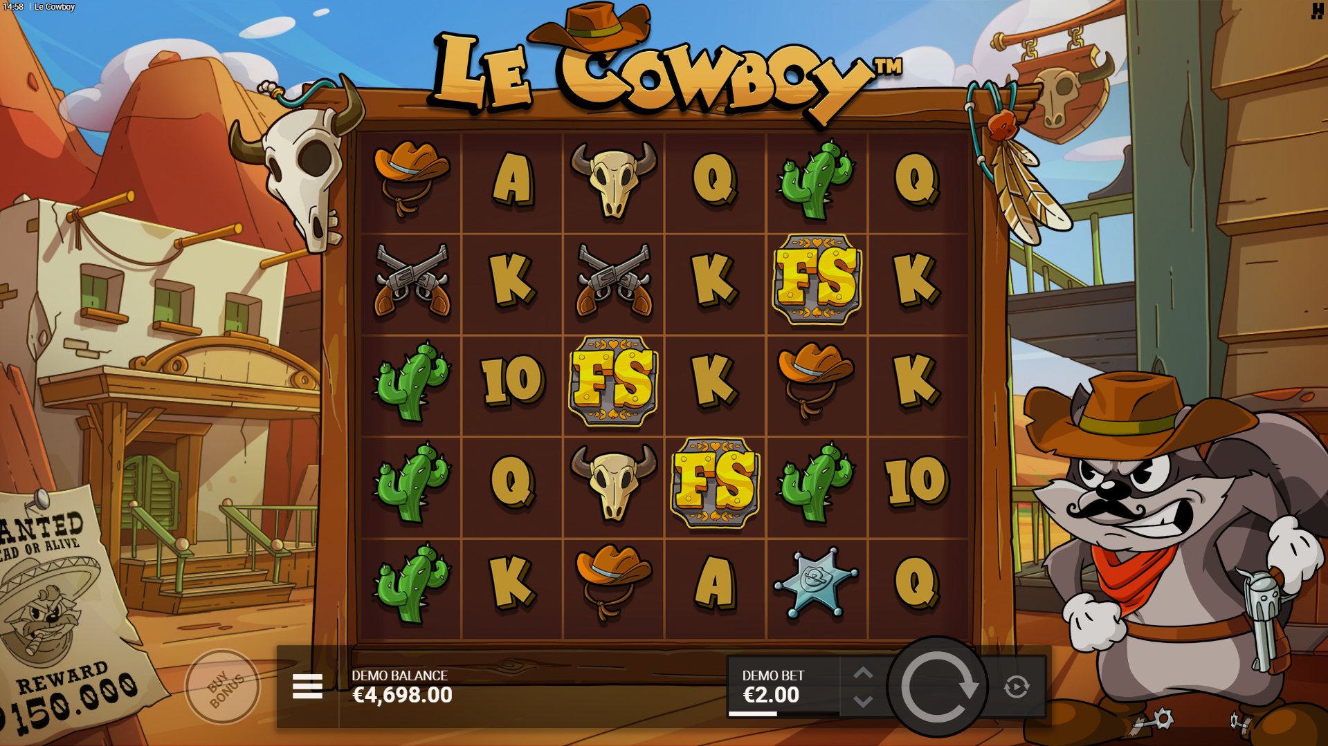 Land 3 or More Scatters to Trigger the Free Spins Bonus Rounds