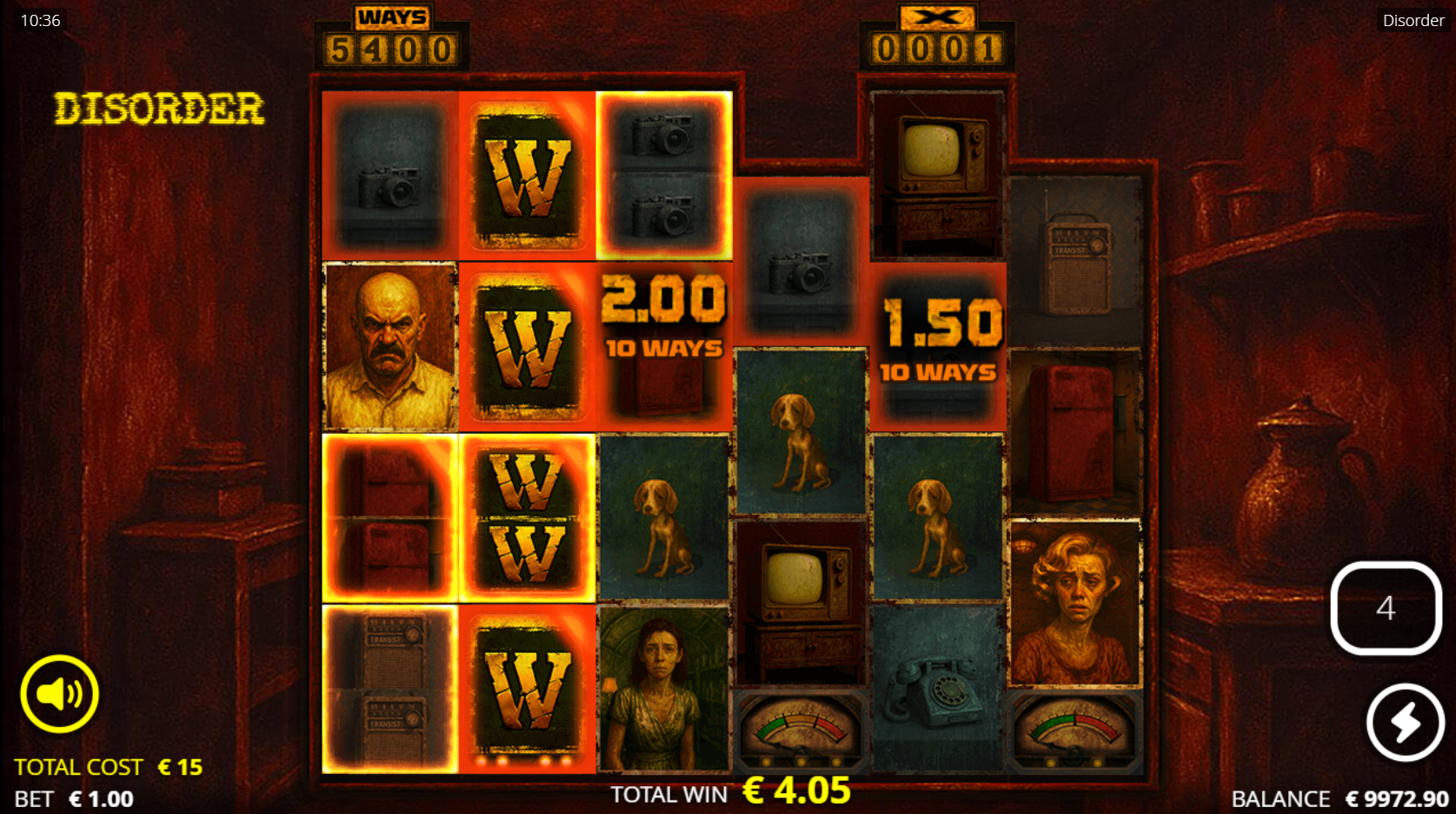 Each Free Spins Bonus Mode Awards an Increased Chance of Landing Fire Frames and Activating Enhancer Cells