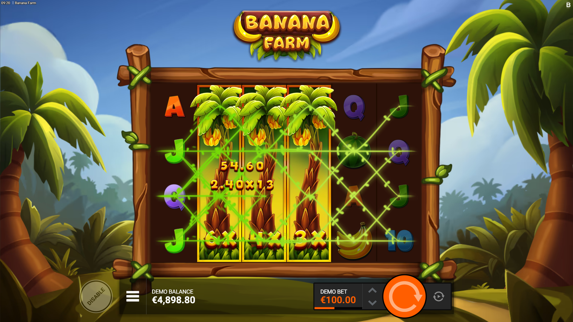 Land up to 6 Wild Reels in Base Game Mode, with Multipliers Awarding Increased Rewards