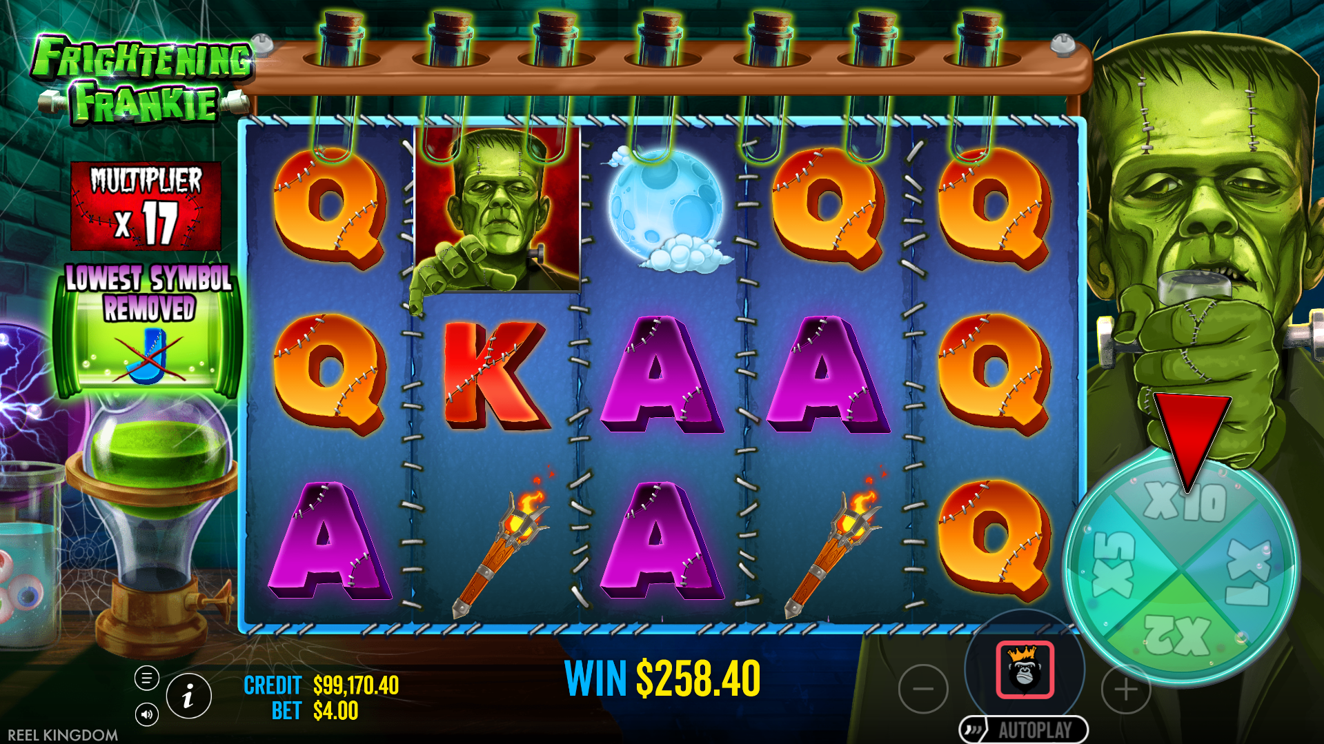 Frightening Frankie Free Spins Play