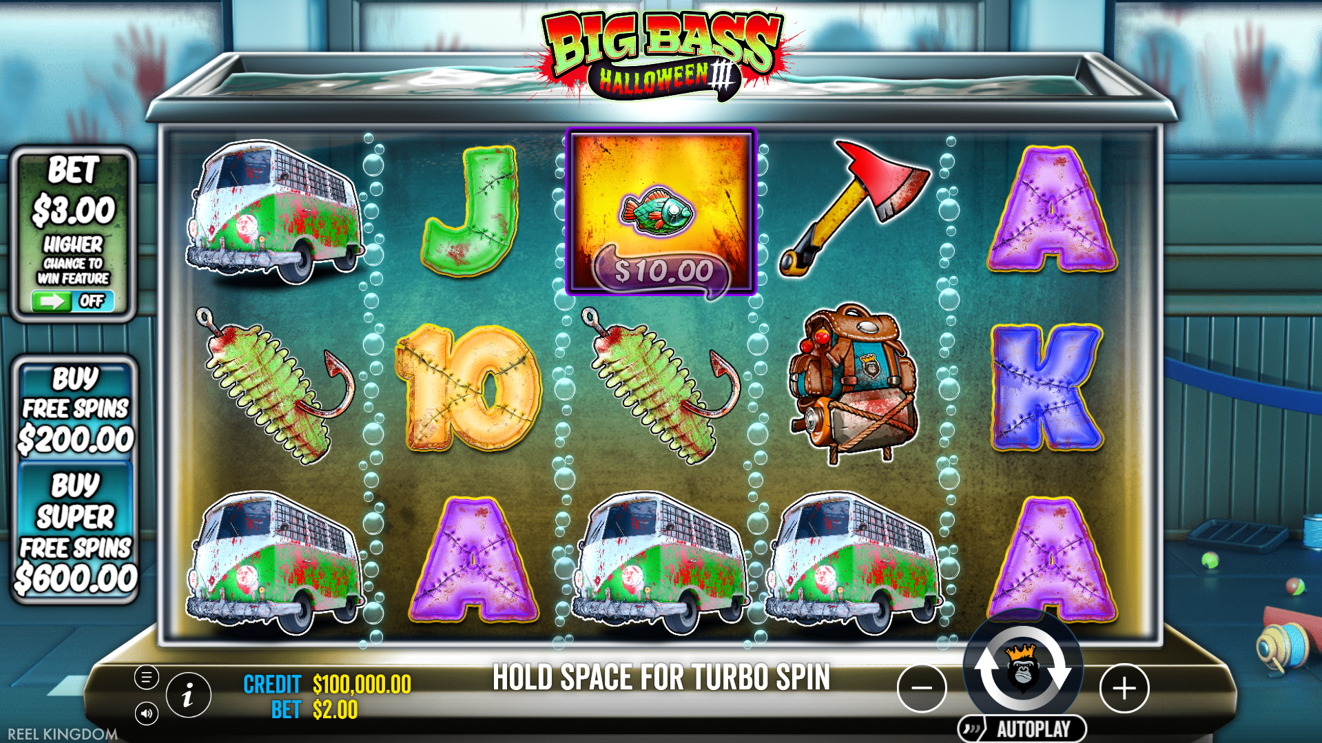 Big Bass Halloween 3 Base Game Play