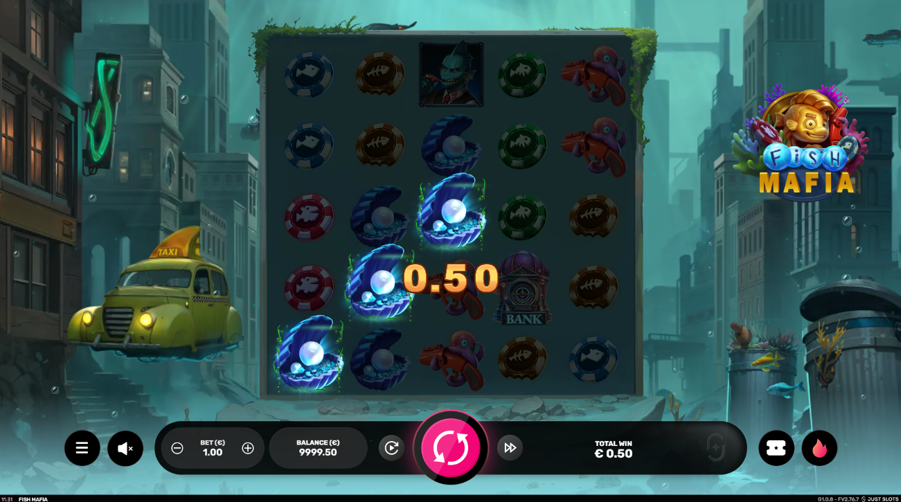 Fish Mafia Offers Players 20 Fixed Paylines