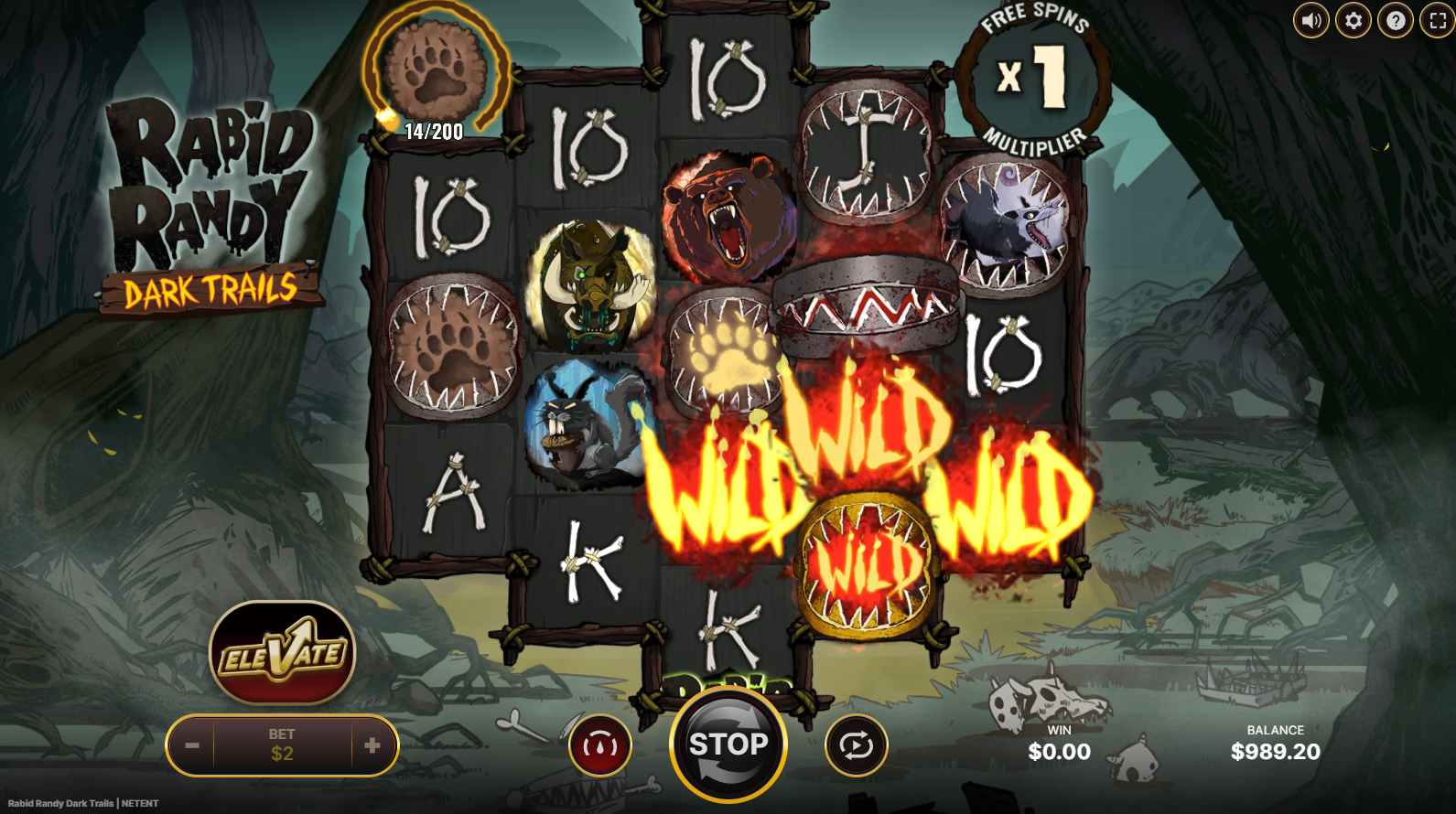 Activated Paw Symbols Transform into Wilds, Along With all Directly Adjacent Symbol Positions