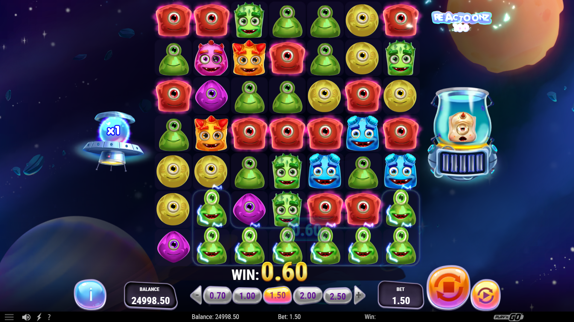 Form Clusters of 5 or More Matching Symbols to Win