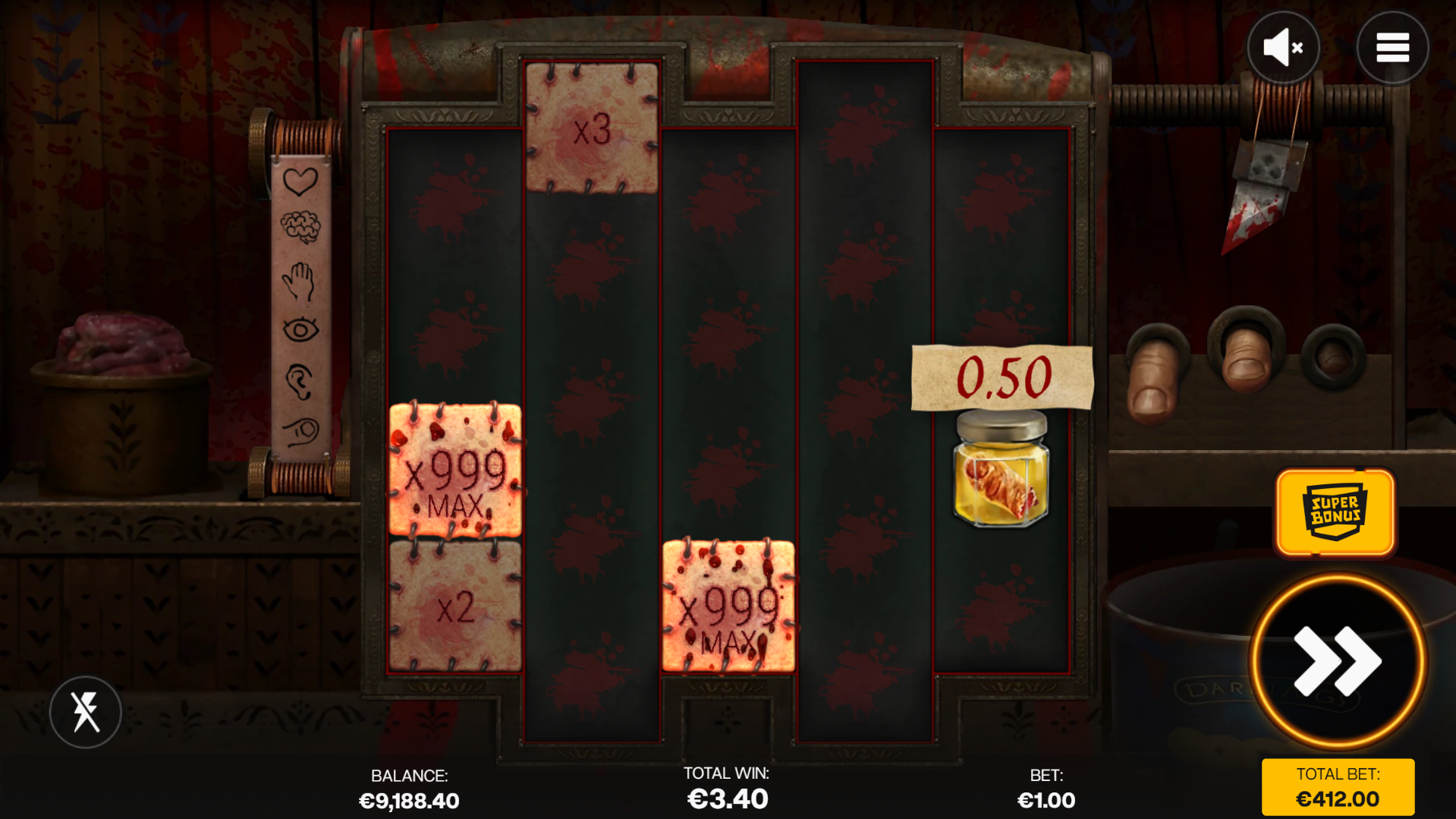 Trigger the Super Bonus with 4 Scatters for an Enhanced Starting Positional Multiplier Between x111 to x999