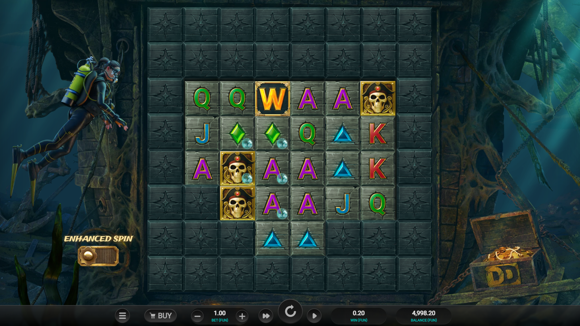 Treasure Tumble Dream Drop Base Game Play