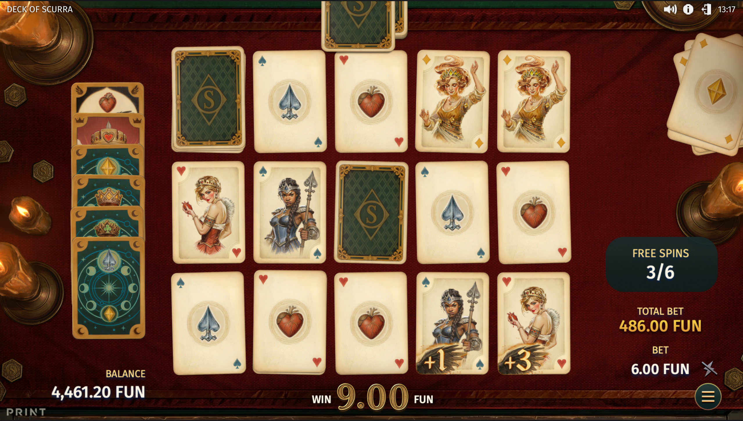 Form Winning Combinations to Reveal Alteration Cards, Enhancing a Game Round with any 1 of 4 Features