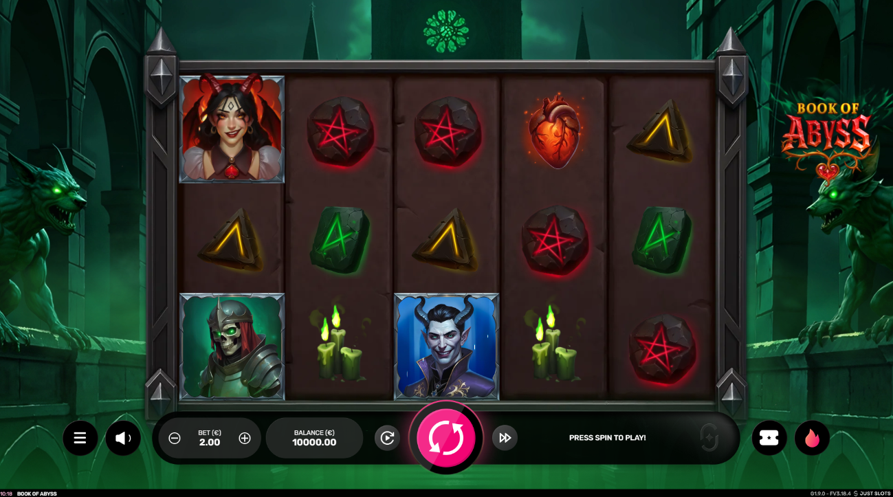 Book of Abyss Base Game Play