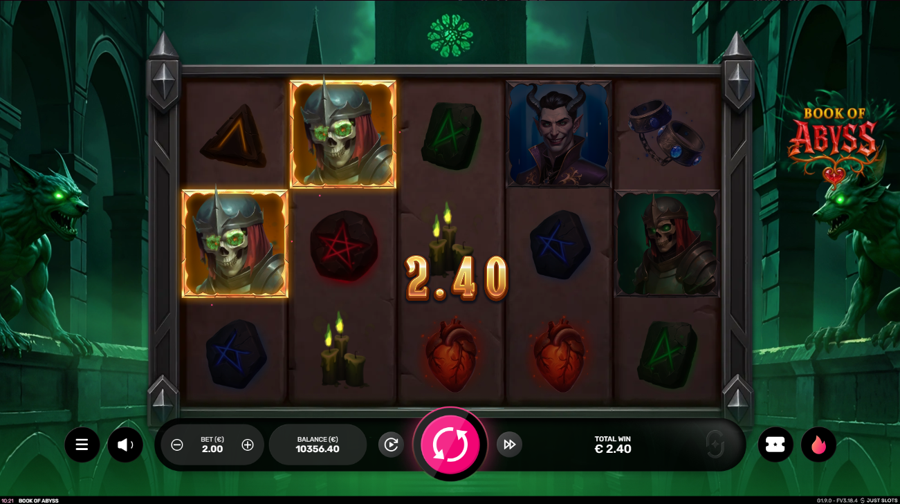 Book of Abyss Offers Players 10 Fixed Paylines