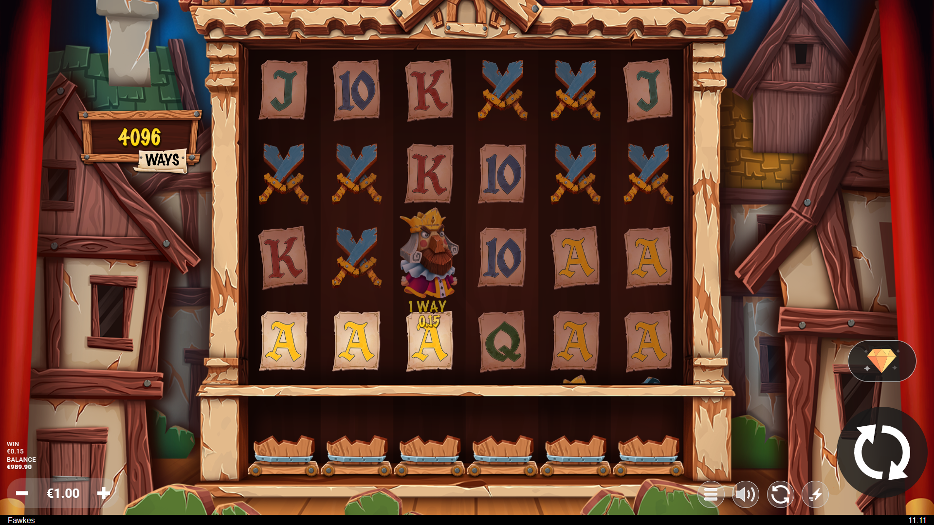 Fawkes Offers Players 4,096 Ways to Win