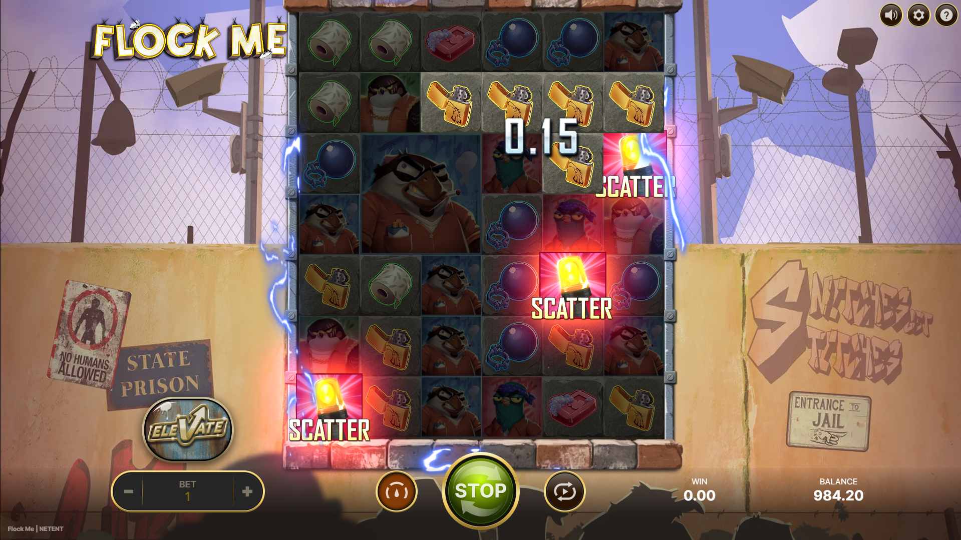 Trigger the Free Spins Bonus Game by Landing 3 Scatter Symbols