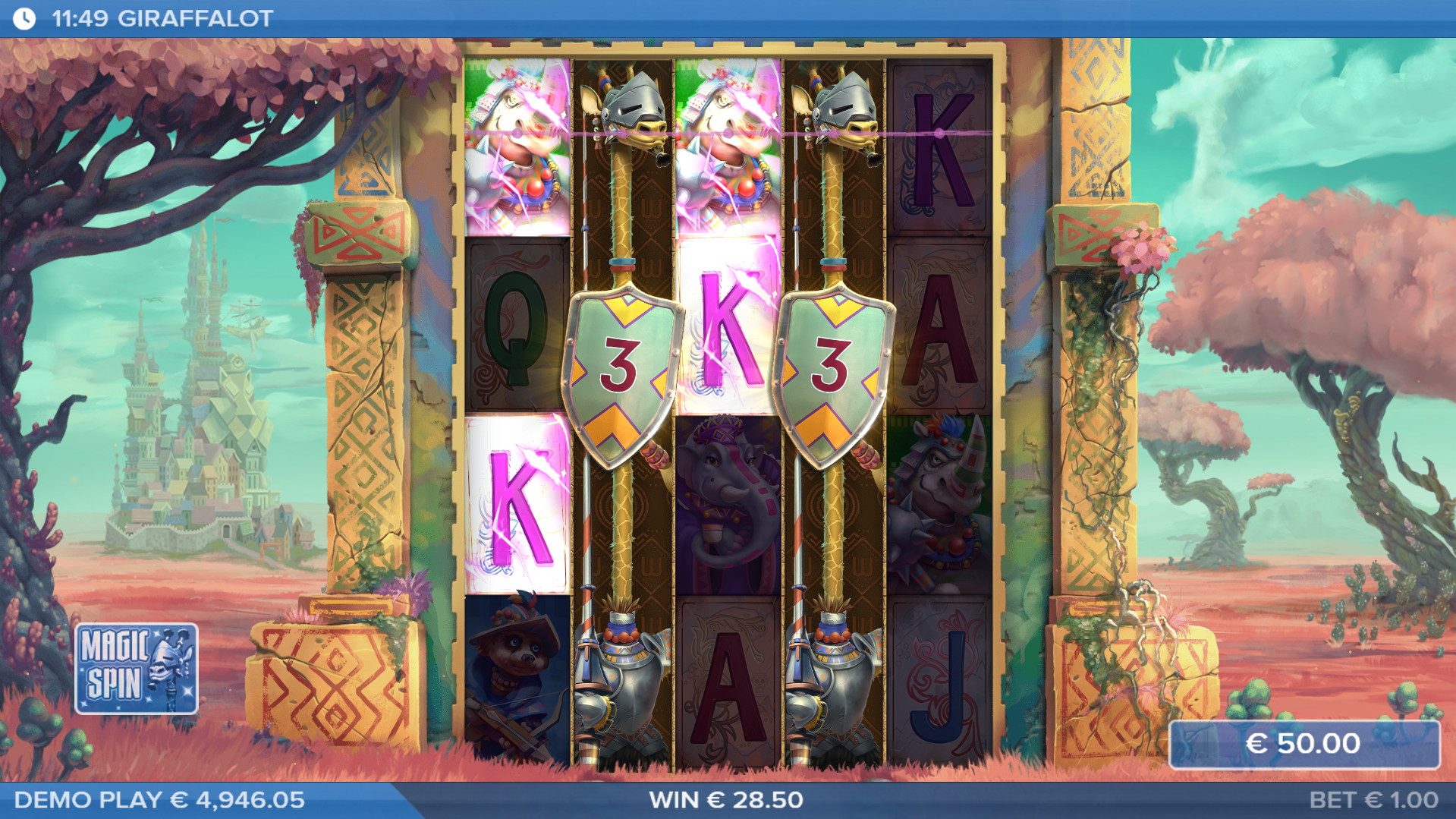 Land Expanding Wild Symbols on Reels 2 or 4 to Trigger a Respin with Win Multiplier Potential