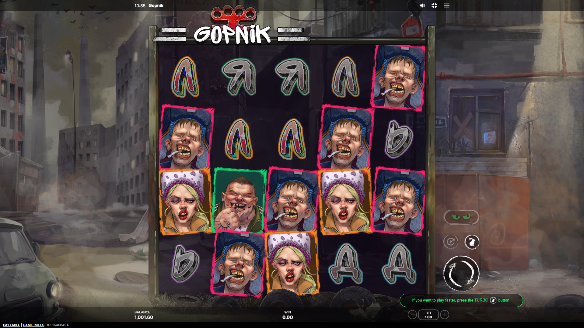 Gopnik Offers Players 30 Fixed Paylines