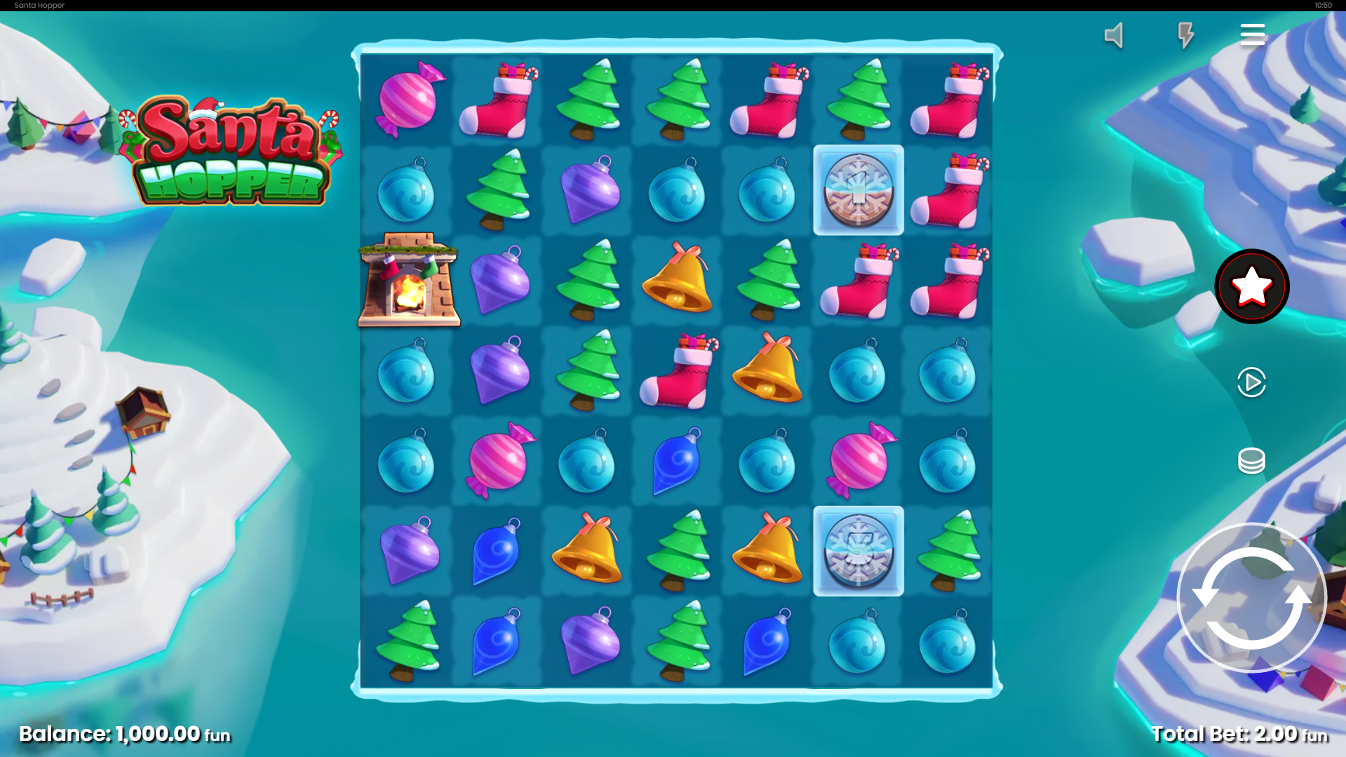 Santa Hopper Base Game Play