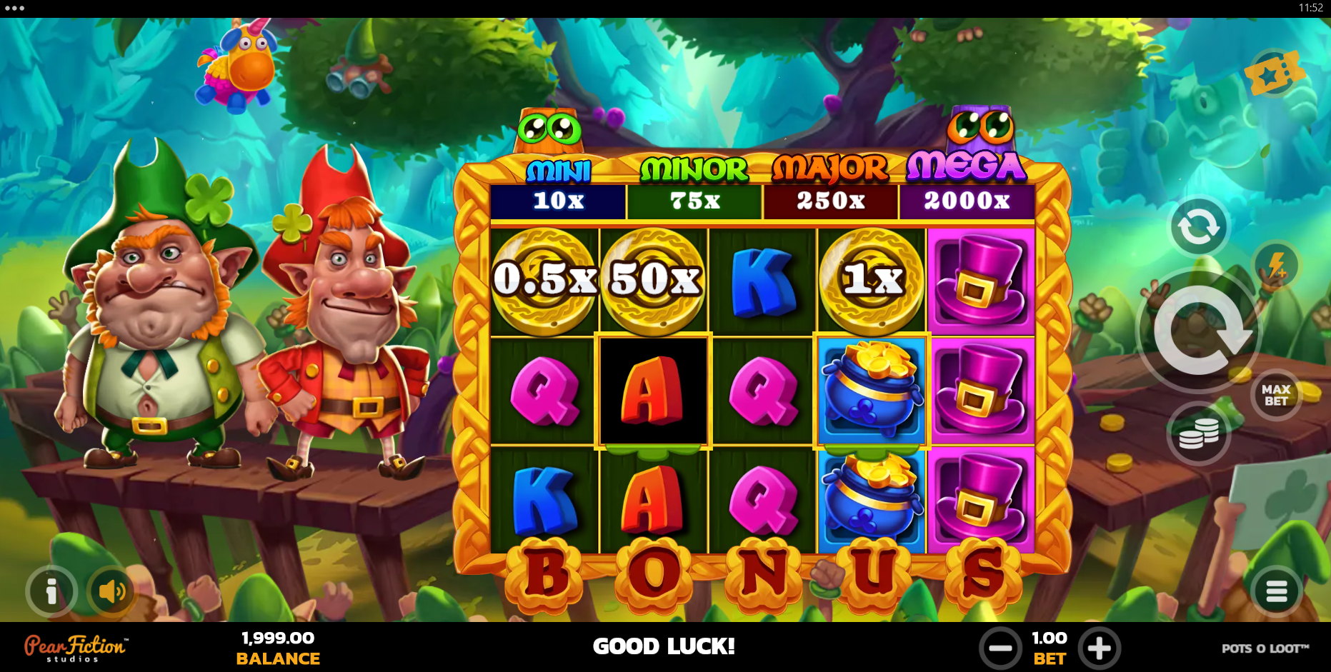 Pots O Loot Base Game Play