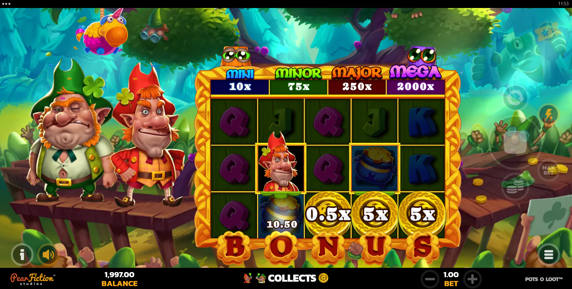 Land a Leprechaun Collect Symbol Alongside Coin Symbols for Instant Prize Rewards