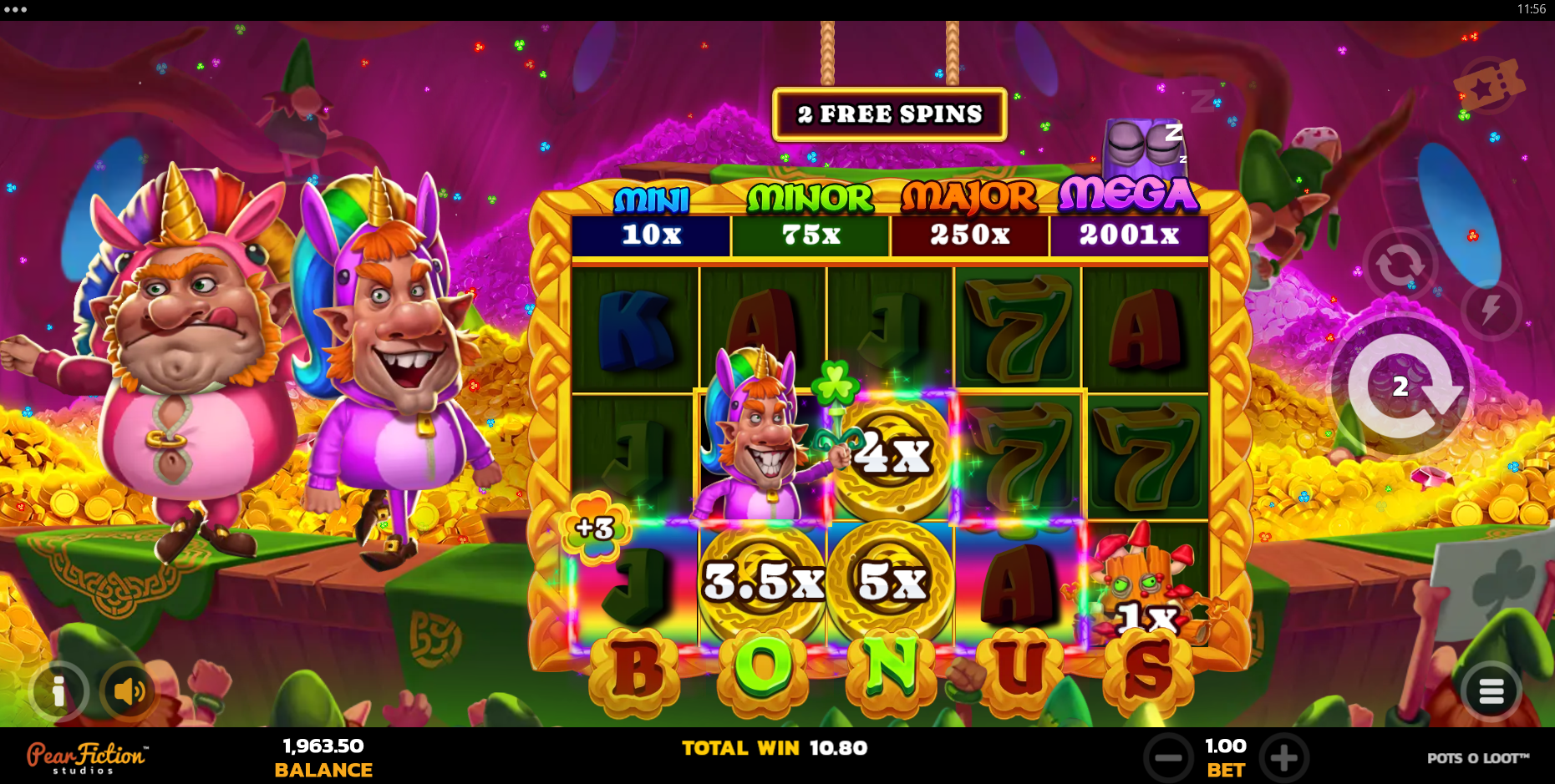 Trigger Falling Coin Free Spins and see a Prize Value Nudge Down the Reels on Each Spin