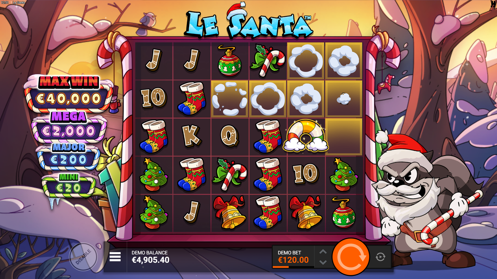 Each Winning Cluster Leaves Behind Golden Squares on their Positions