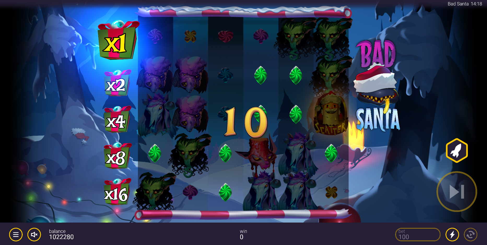 Land 8 Matching Symbols or More, Anywhere in the Grid to Win