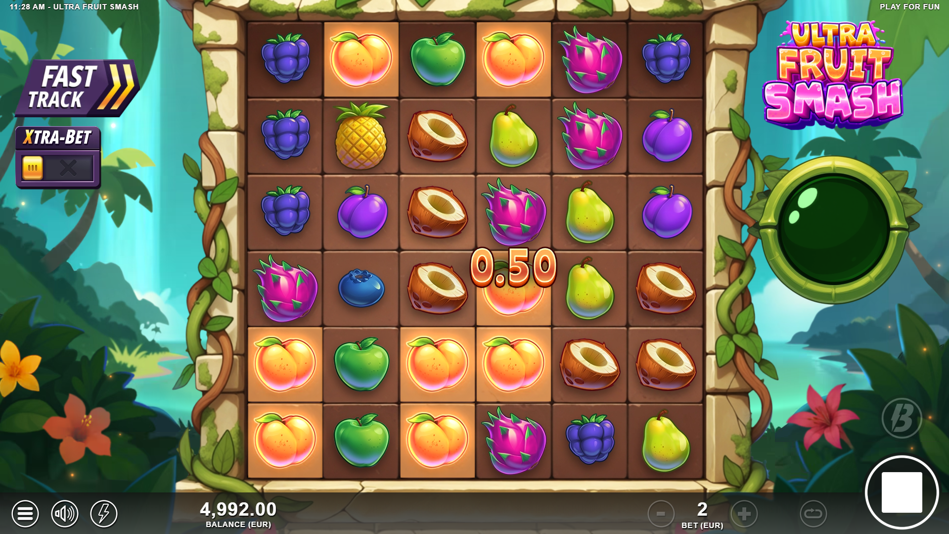 Land Scatters of 8 or More Matching Symbols to Win