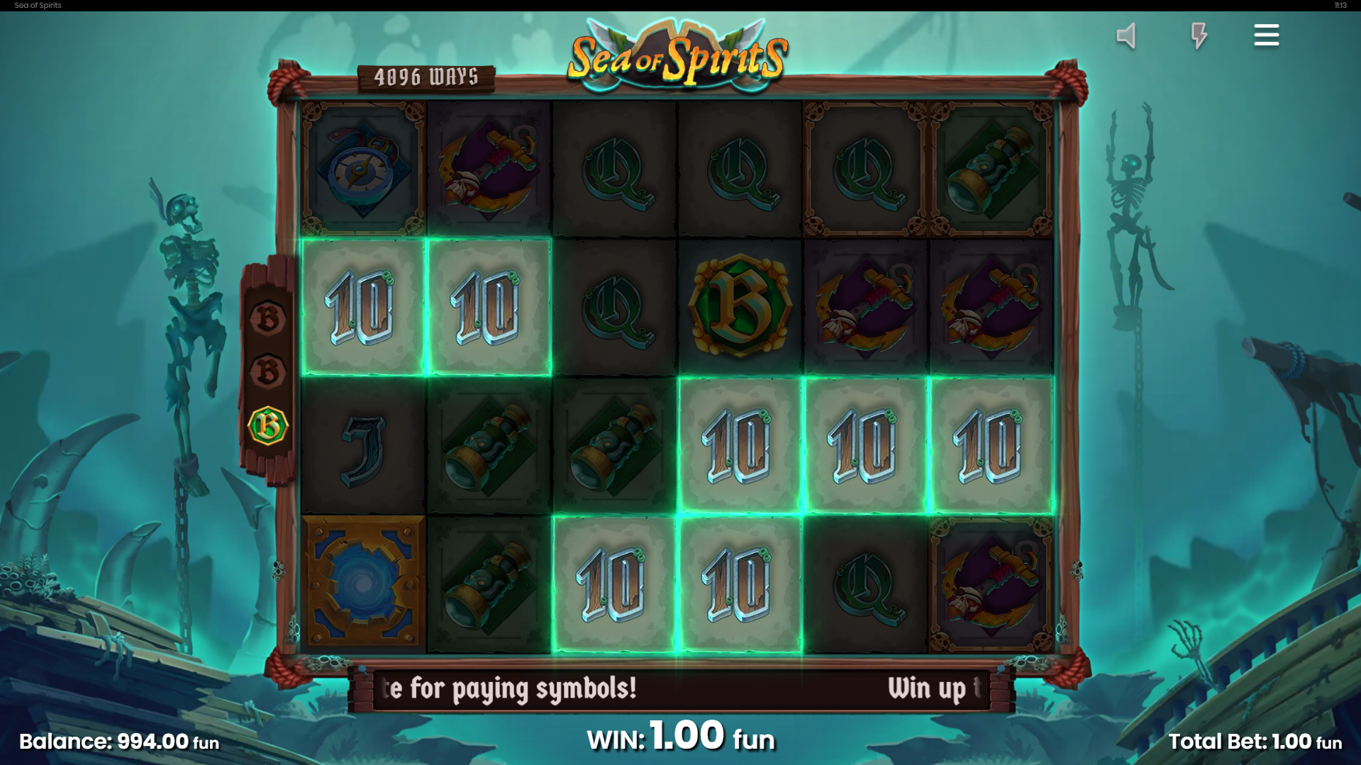 Sea of Spirits Offers Players 4,096 Ways to Win