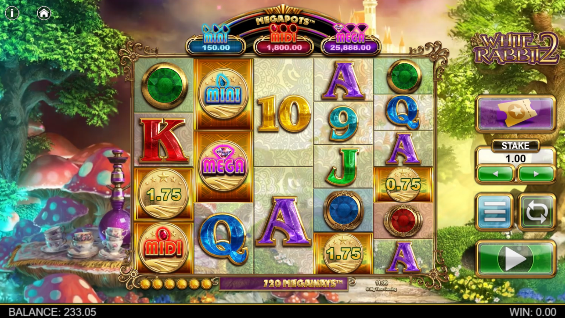 Land 6 or More Coin Symbols to Trigger the Hold & Spin Bonus Feature