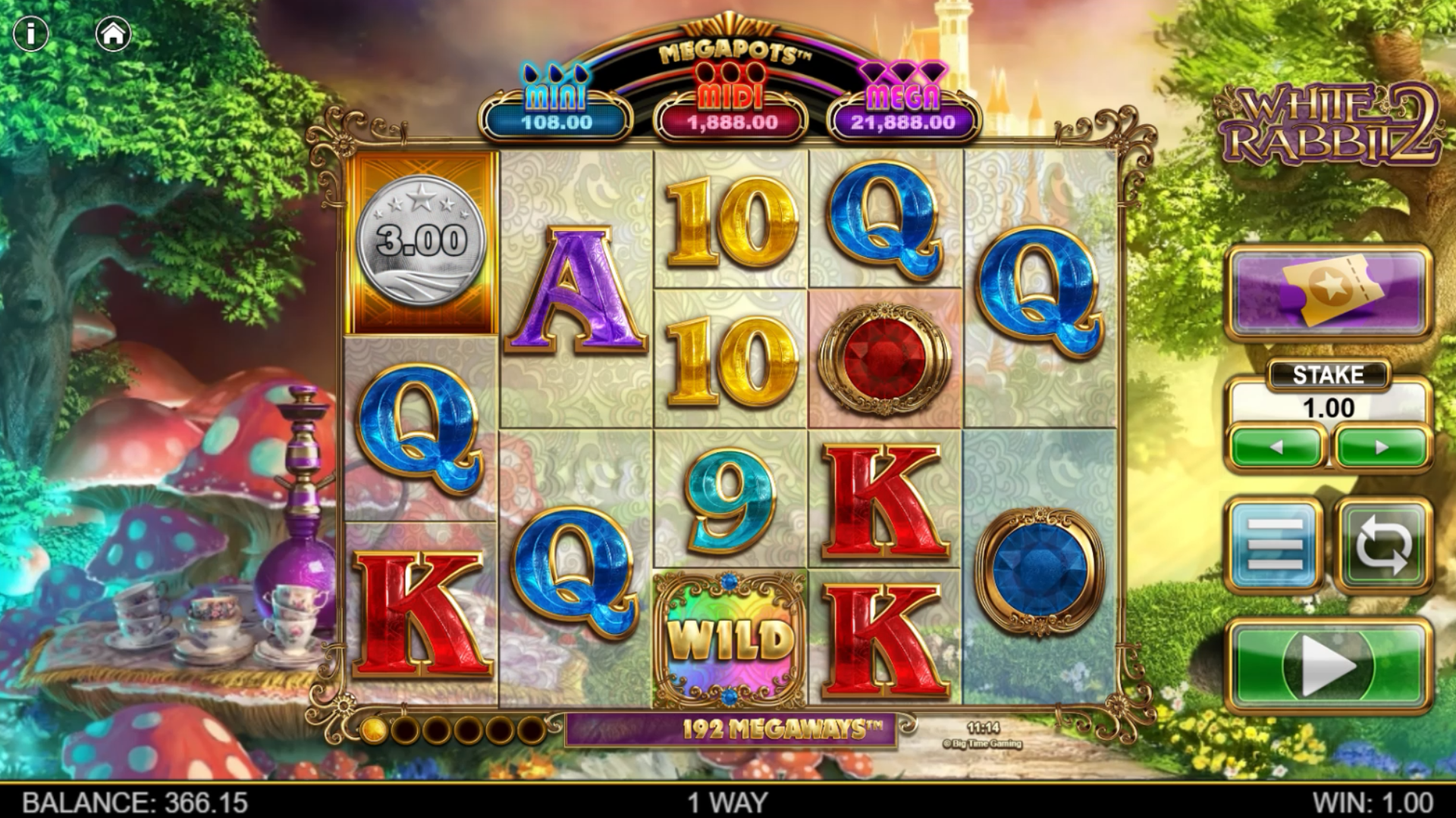 White Rabbit 2 Offers Players up to 248,832 Ways to Win