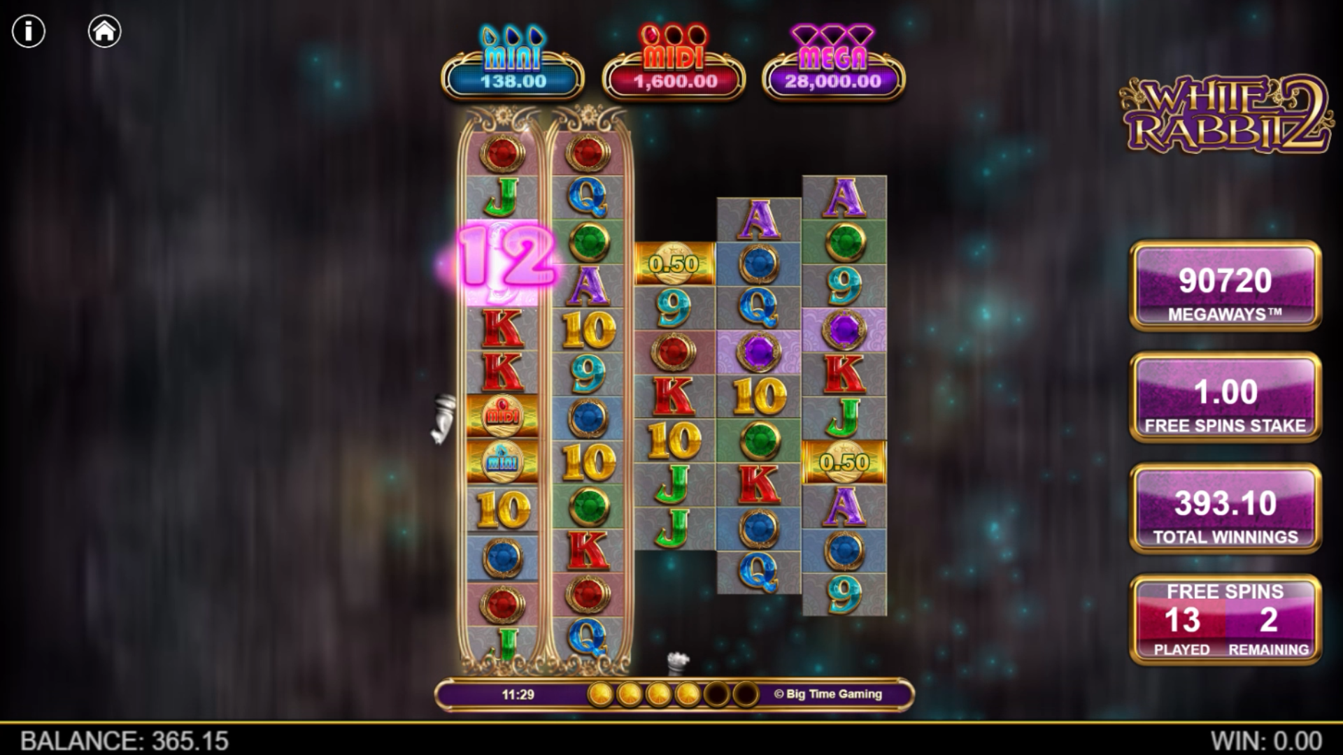 During Free Spins, Cupcake Symbols Extend the Reels up to 12 Rows High for Additional Win Opportunities