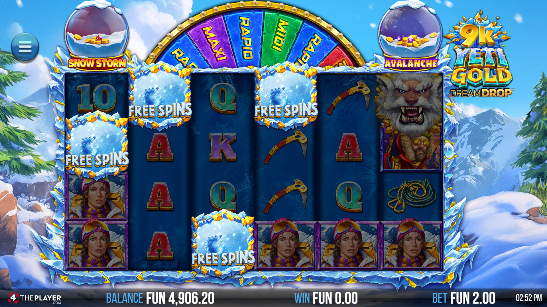 Land 3 or More Scatter Symbols to Trigger the Free Spins Bonus Round