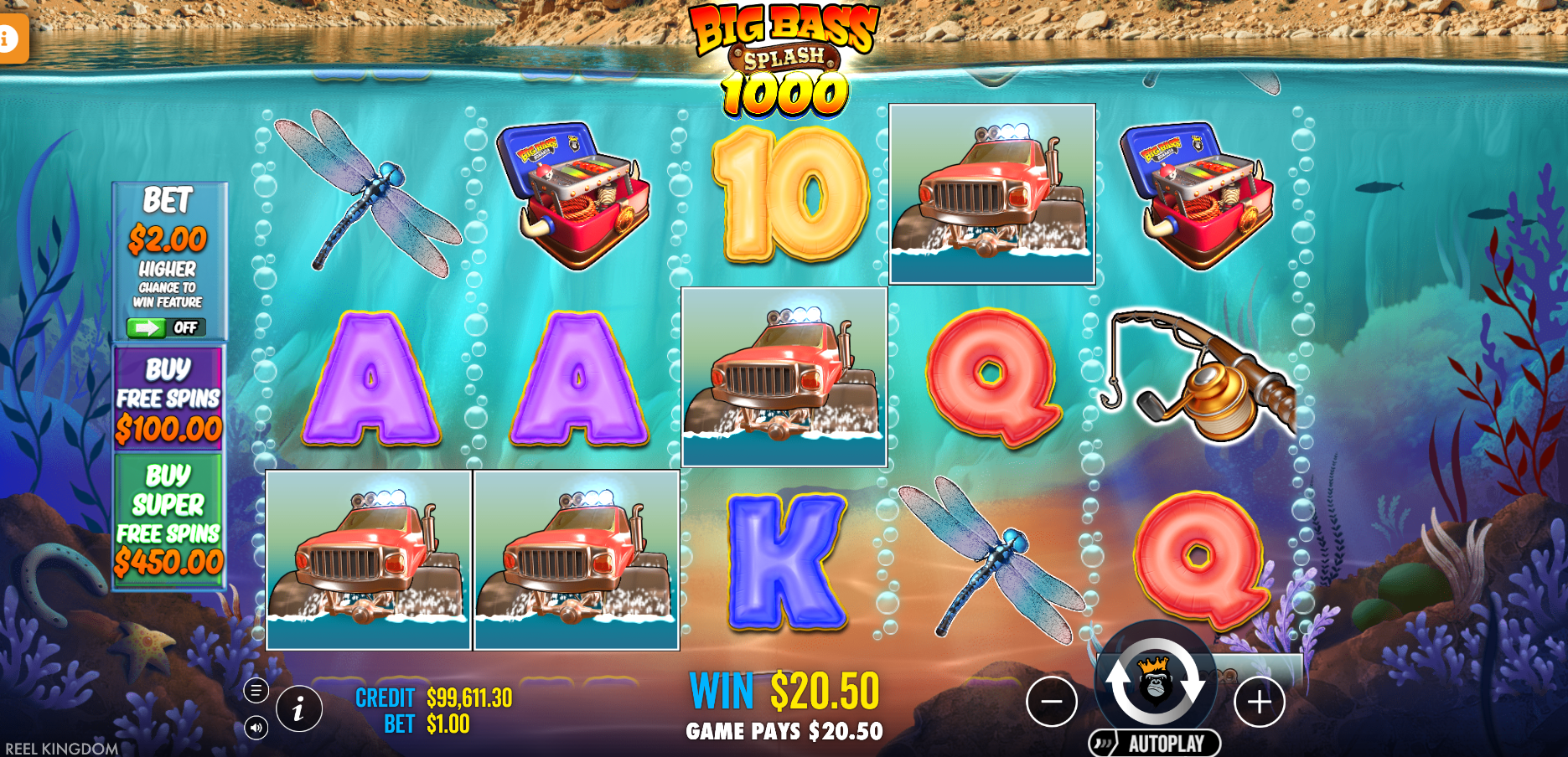 Winning Combinations Occur When 2-5 Matching Symbols Appear on Reels 1-5