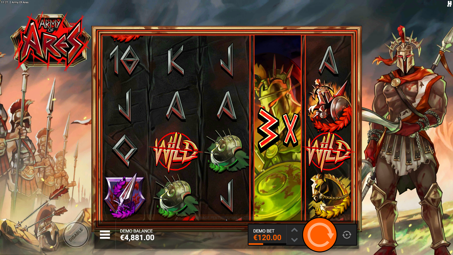 Land Wrath Scatters to Activate a Fully-Expanded Wild Wrath Reel, with Multipliers up to 300x