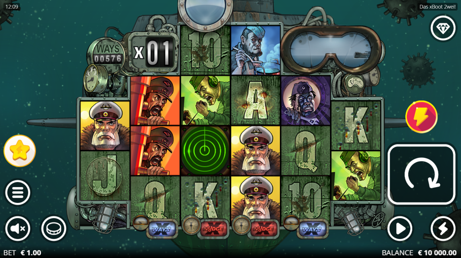 Das xBoot Zwei Base Game Play