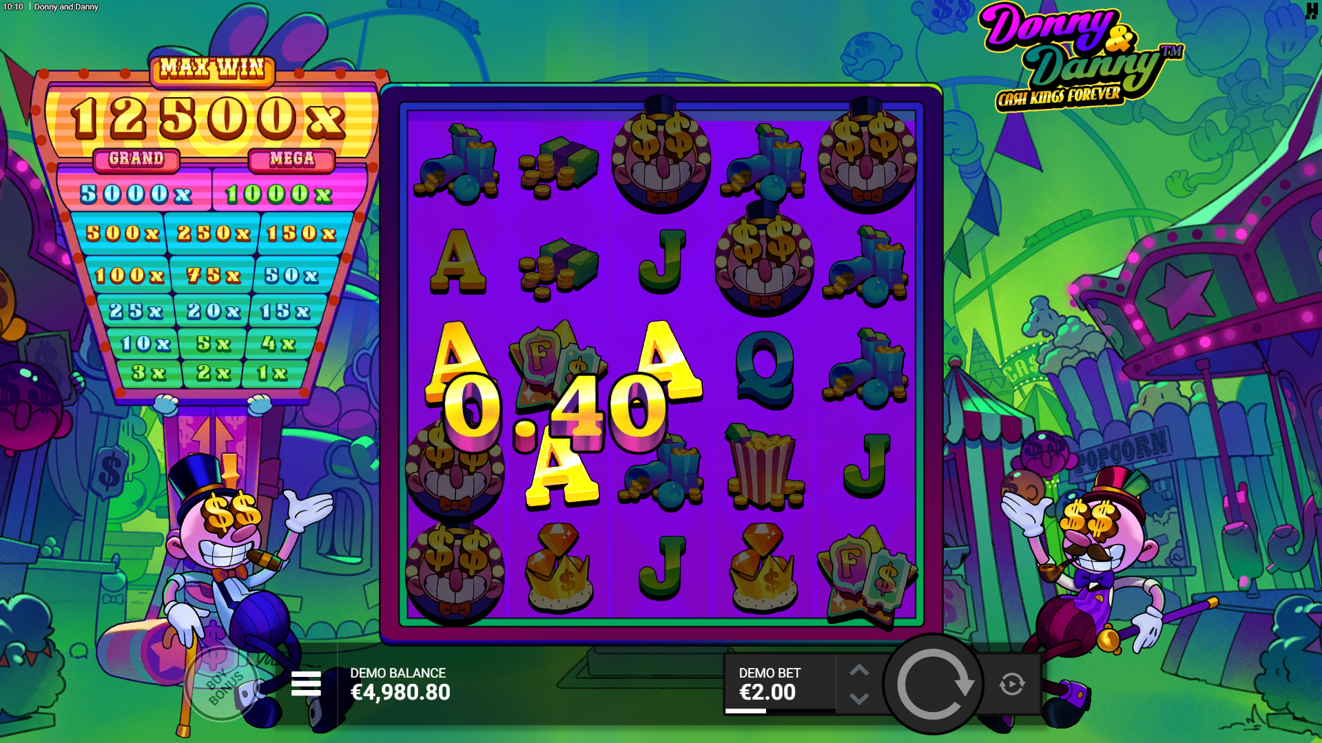 Donny and Danny Offers Players 19 Fixed Paylines