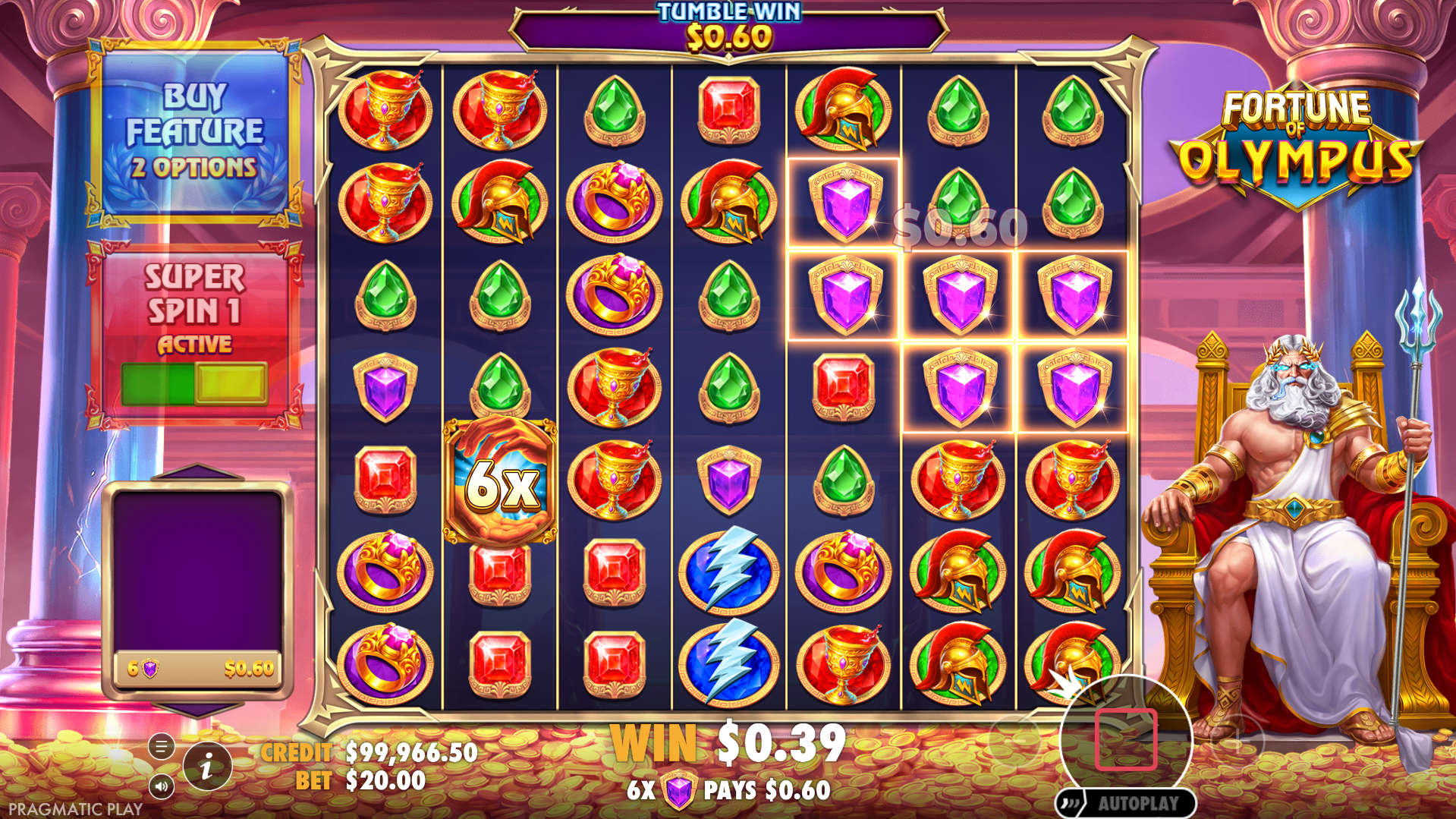 Land Multiplier Symbols During a Winning Spin for Additional Multiplier Potential up to x500