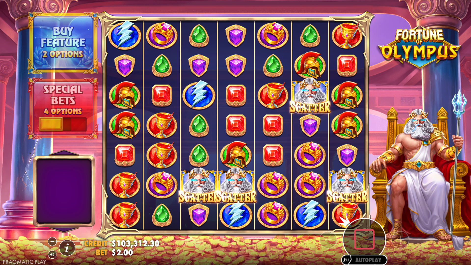 Land 4 or More Scatter Symbols to Trigger the Free Spins Bonus Game