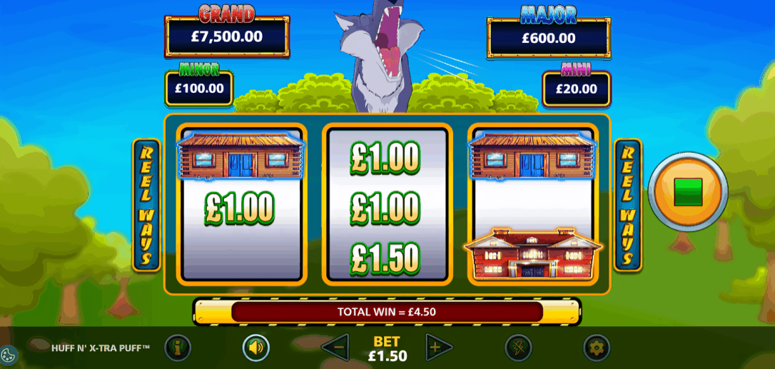 Each House Level Reveals a Prize Value Range at the end of the Feature