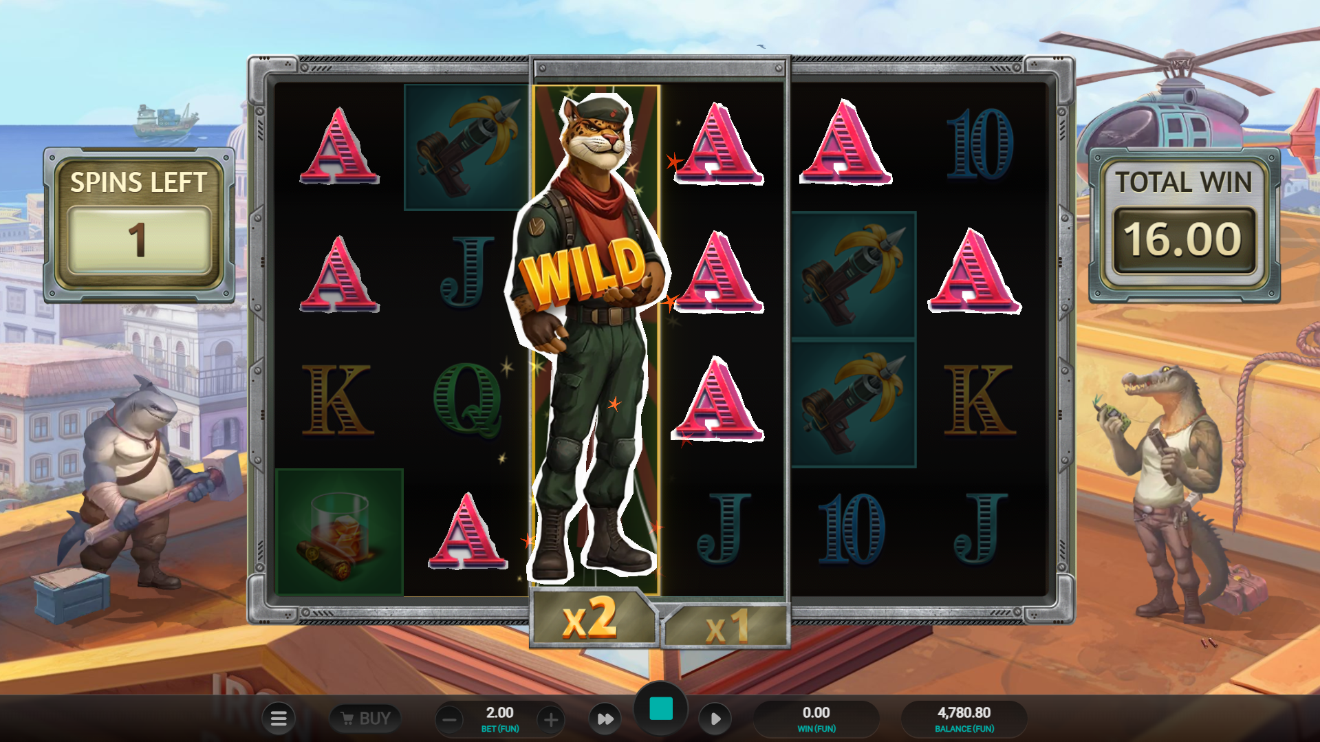 Expanding Wild Free Spins Awards Sticky, Multiplying Wilds and Respins