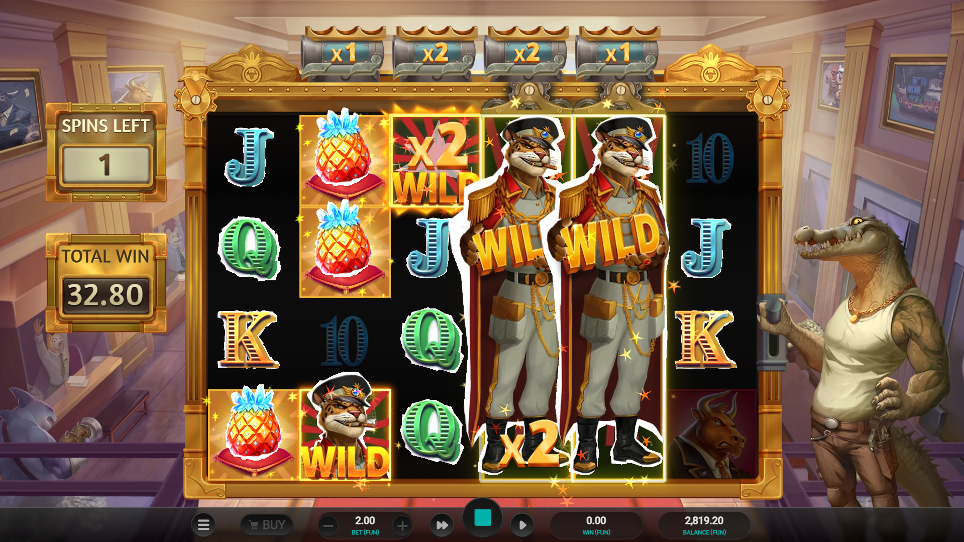 Multiplier Collect Builds up Wild Reel Multipliers for Bigger Returns