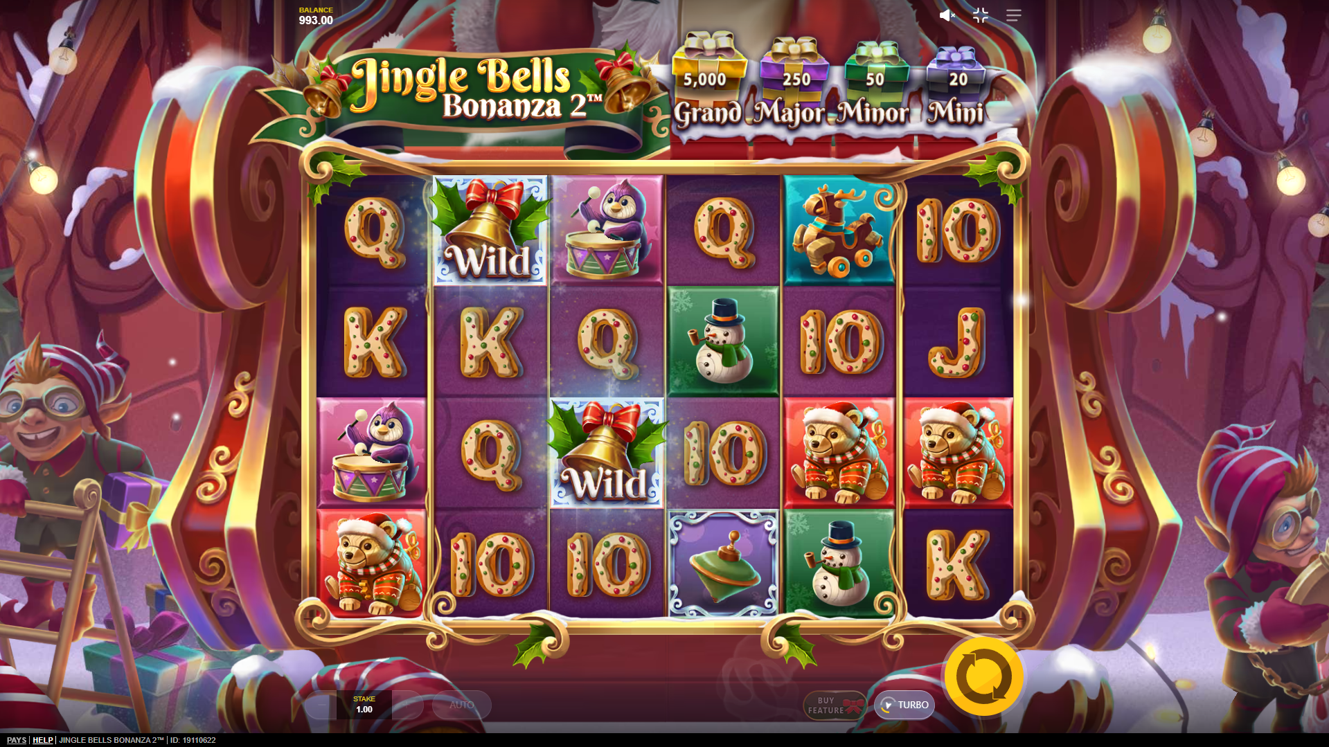 Land Wild Symbols to Leave Behind Marked Frames