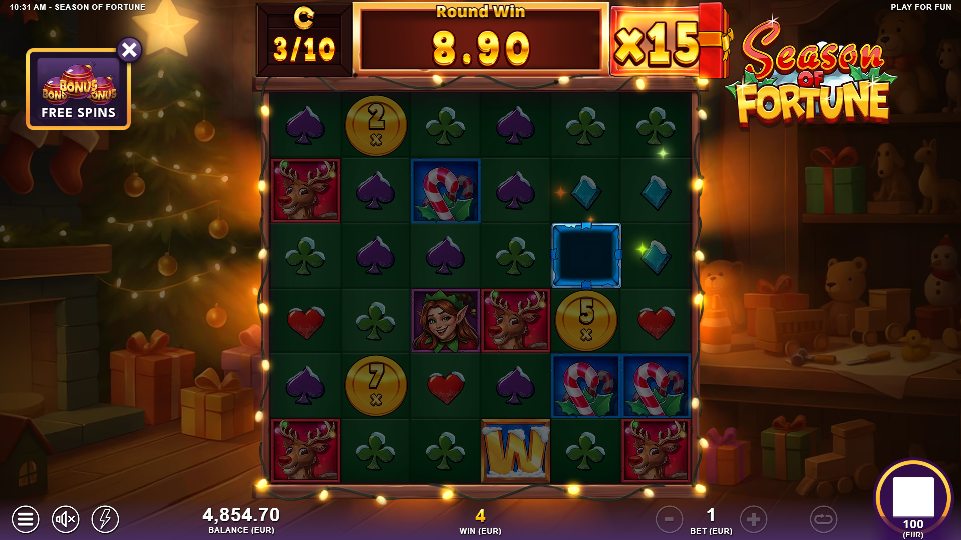 During Free Spins, the Win Multiplier Becomes Persistent, not Resetting Between Rounds