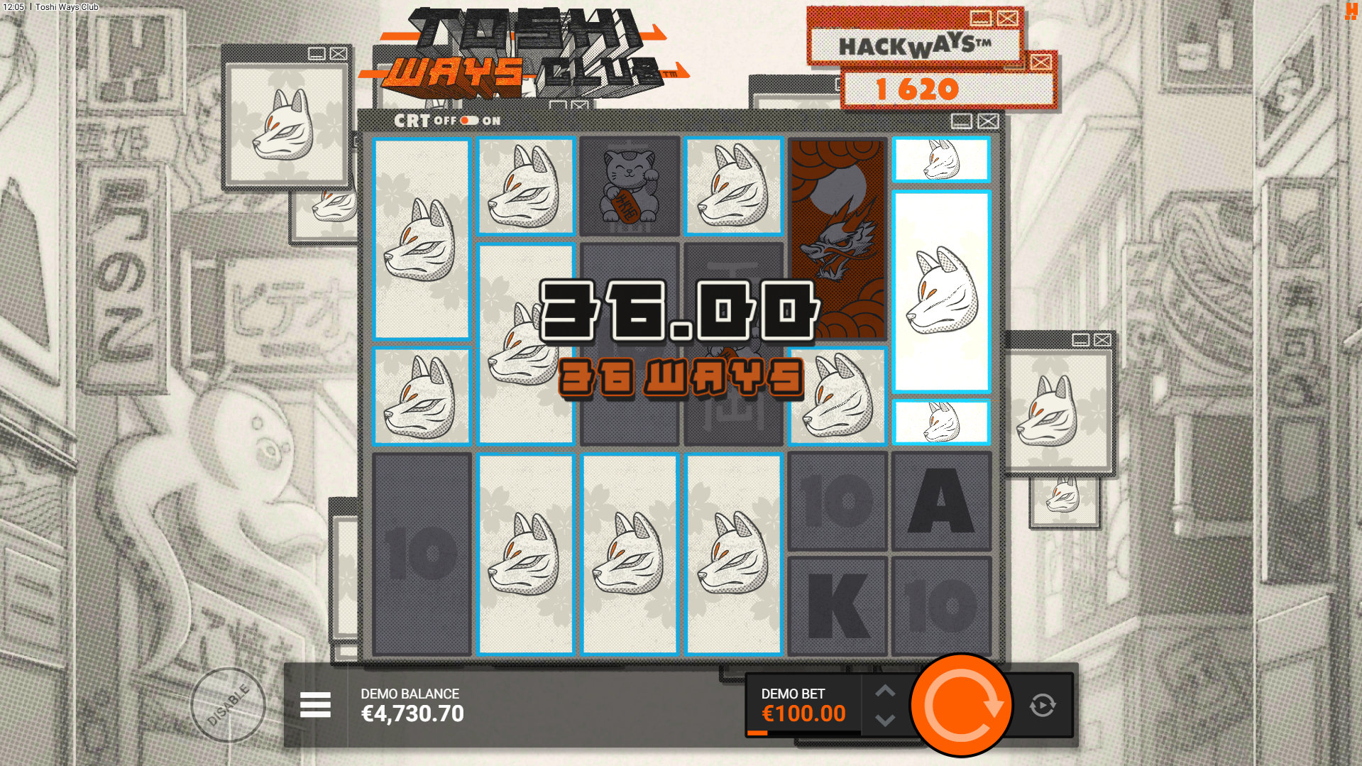 Land a Swap Scatter Alongside Flash Frames for Symbol Transformations