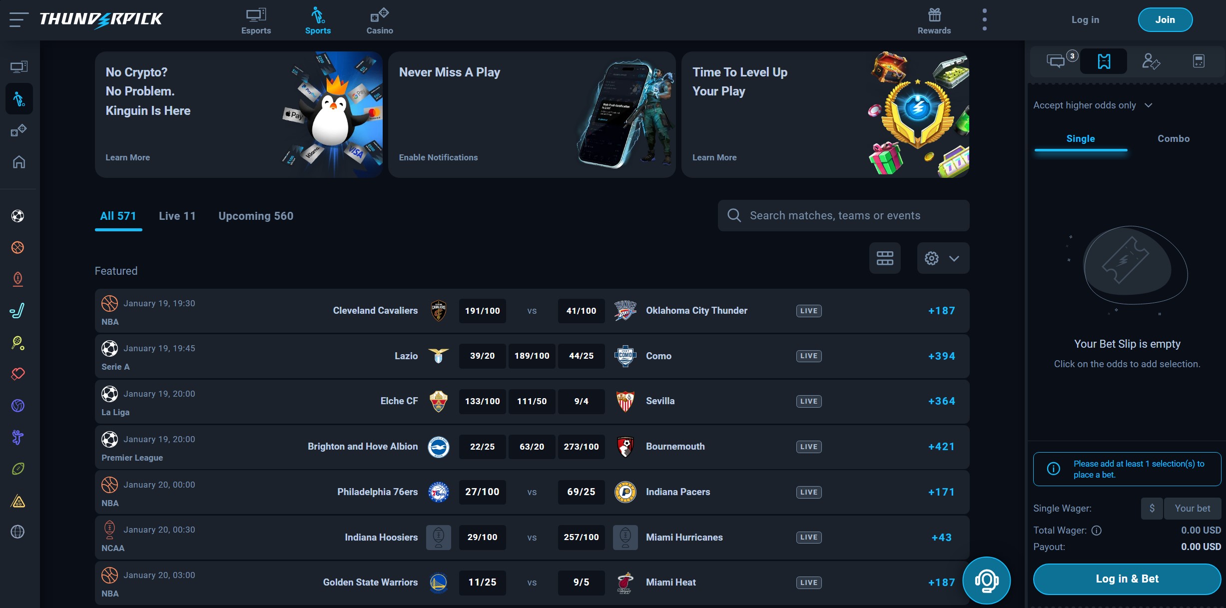 Thunderpick Sportsbook