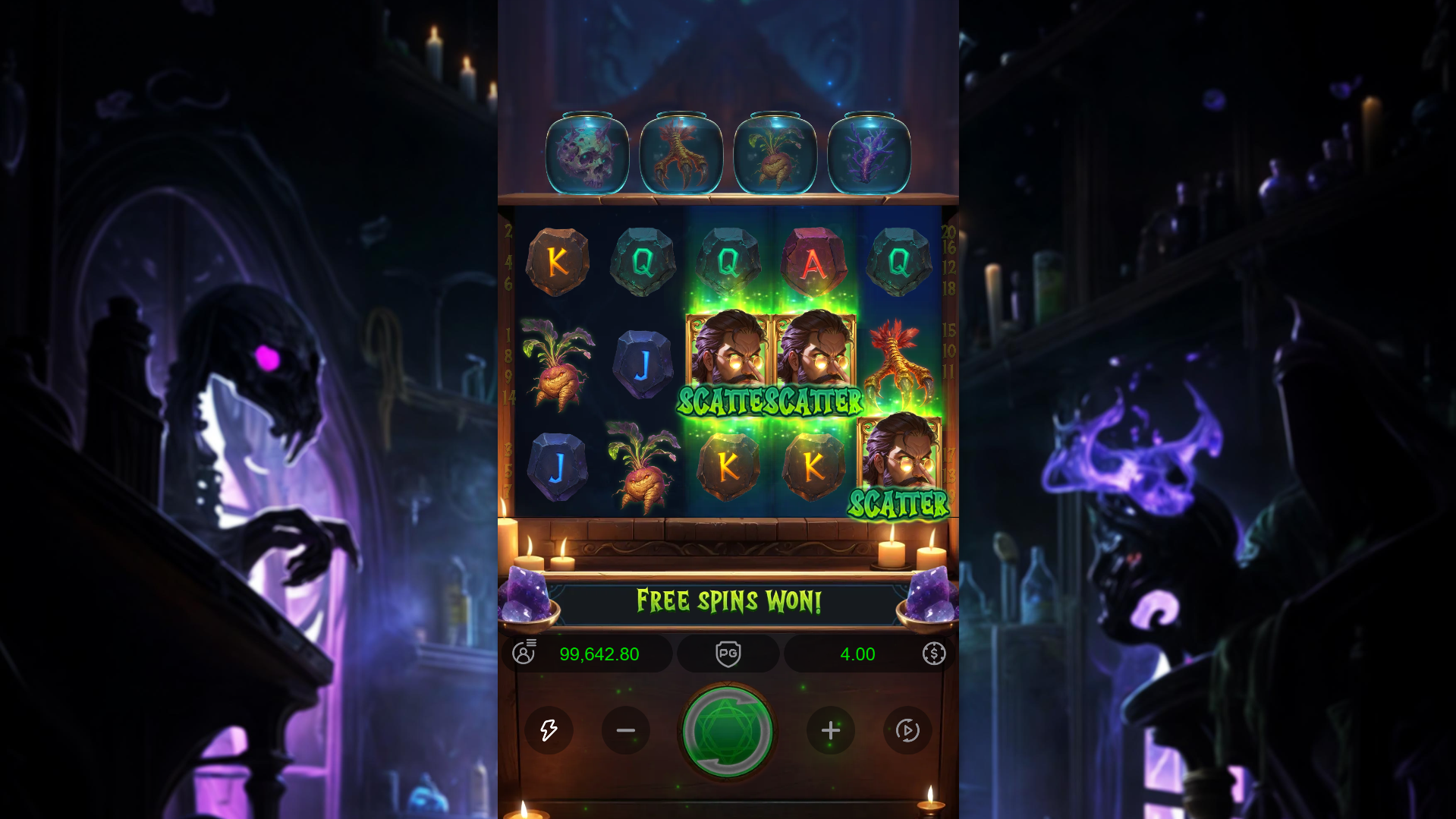 Land 3 or More Scatters to Trigger the Free Spins Bonus Game