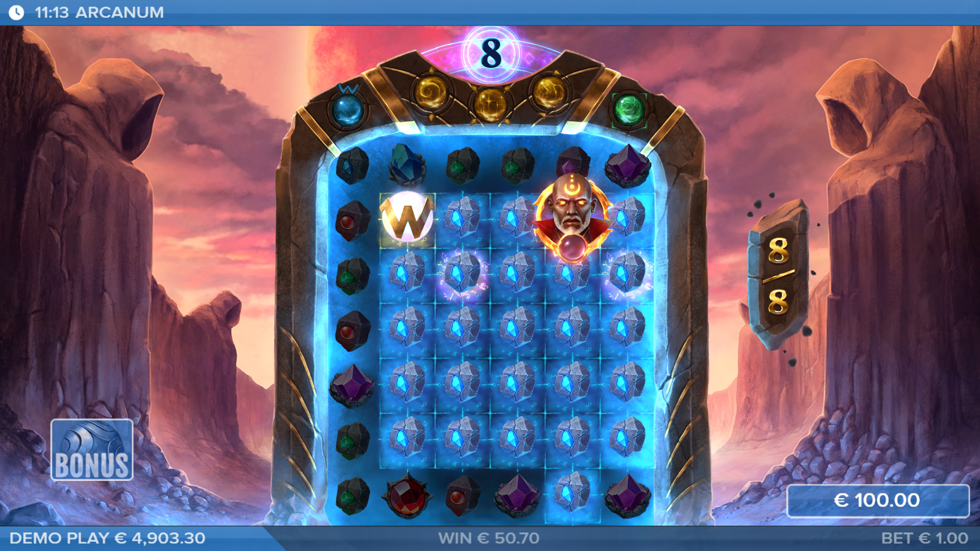 During Free Spins, Persistent Features Activate, Including the Global Multiplier and Spell Inventory, not Resetting Between Rounds