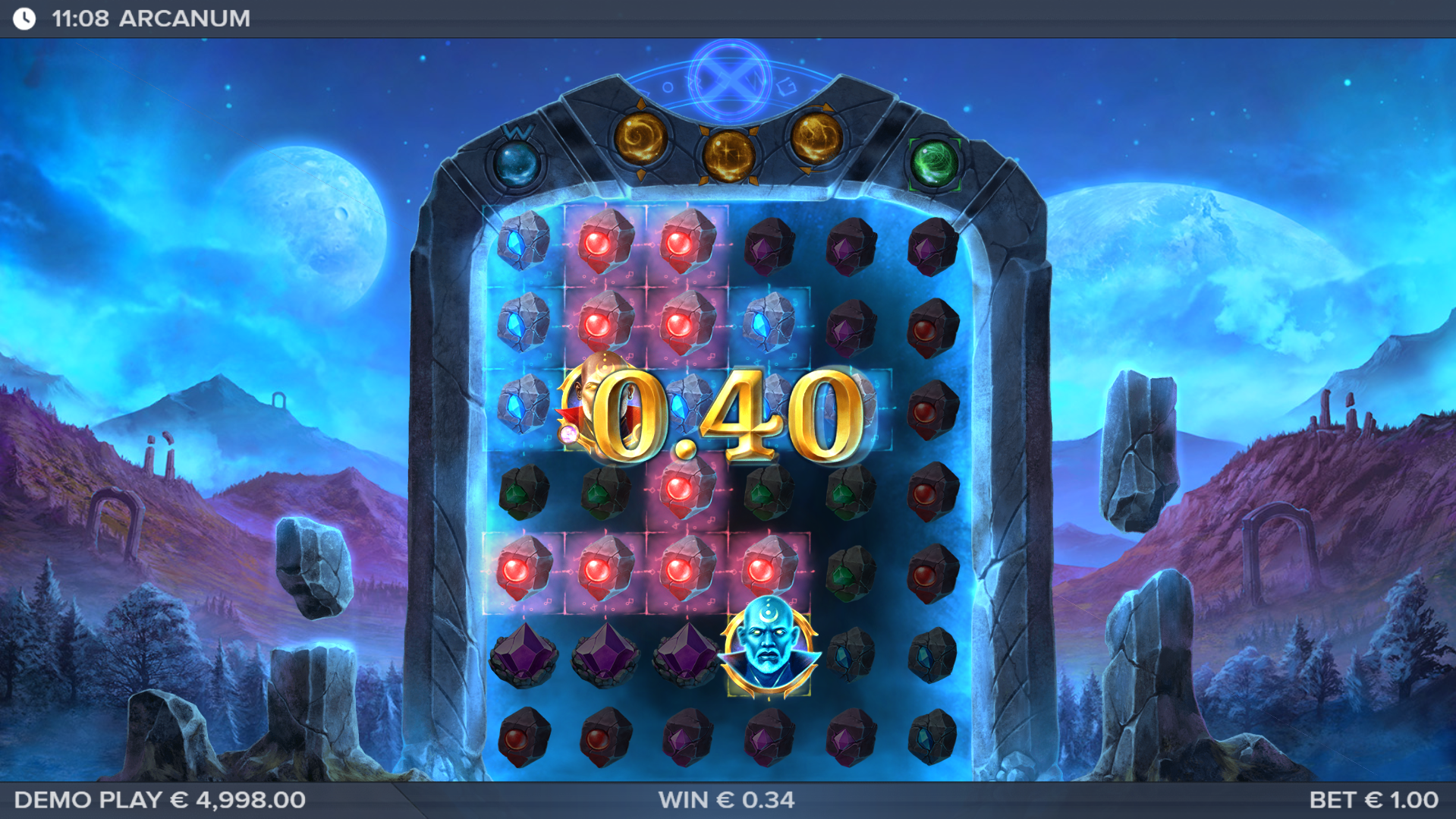 Utilise Wizard and Mirror Wizard Symbols, Each Acting as Roaming, Persistent Wilds During a Game Round