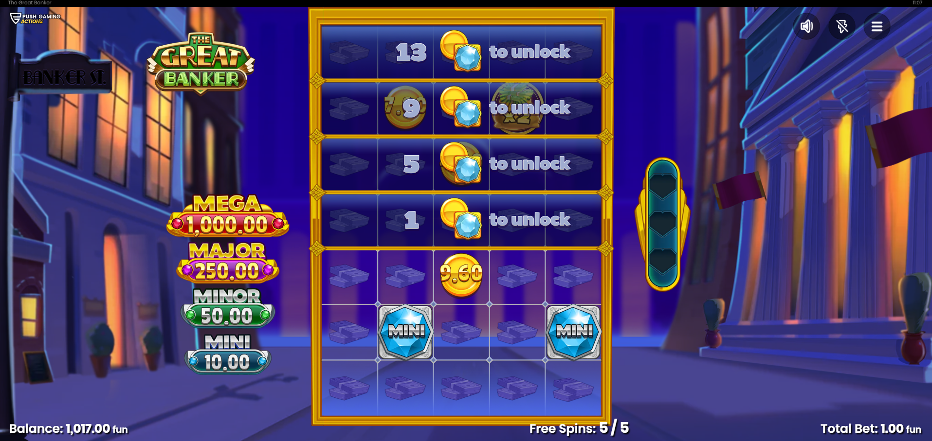 During Free Spins, Land Coin and Jackpot Symbols to Reset the Spin Counter and Build up Returns