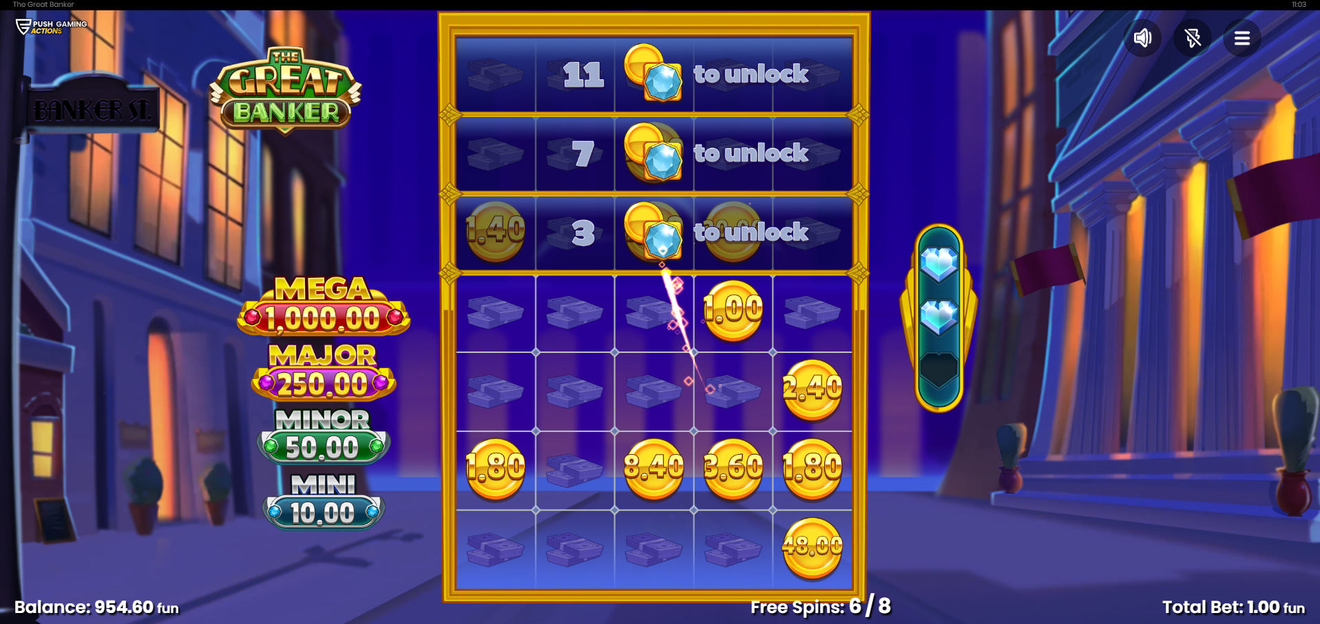 Unlock Additional Rows for Increased Potential Through Multipliers and Collectors