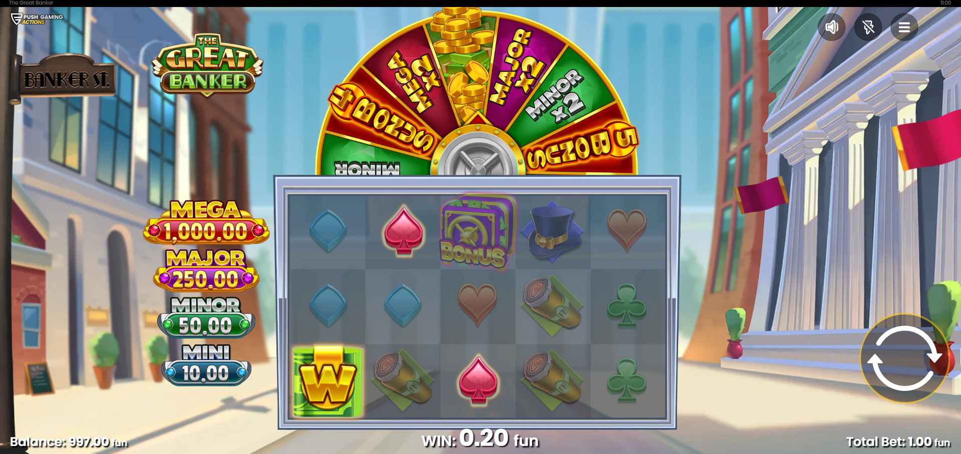 The Great Banker Offers Players 20 Fixed Paylines