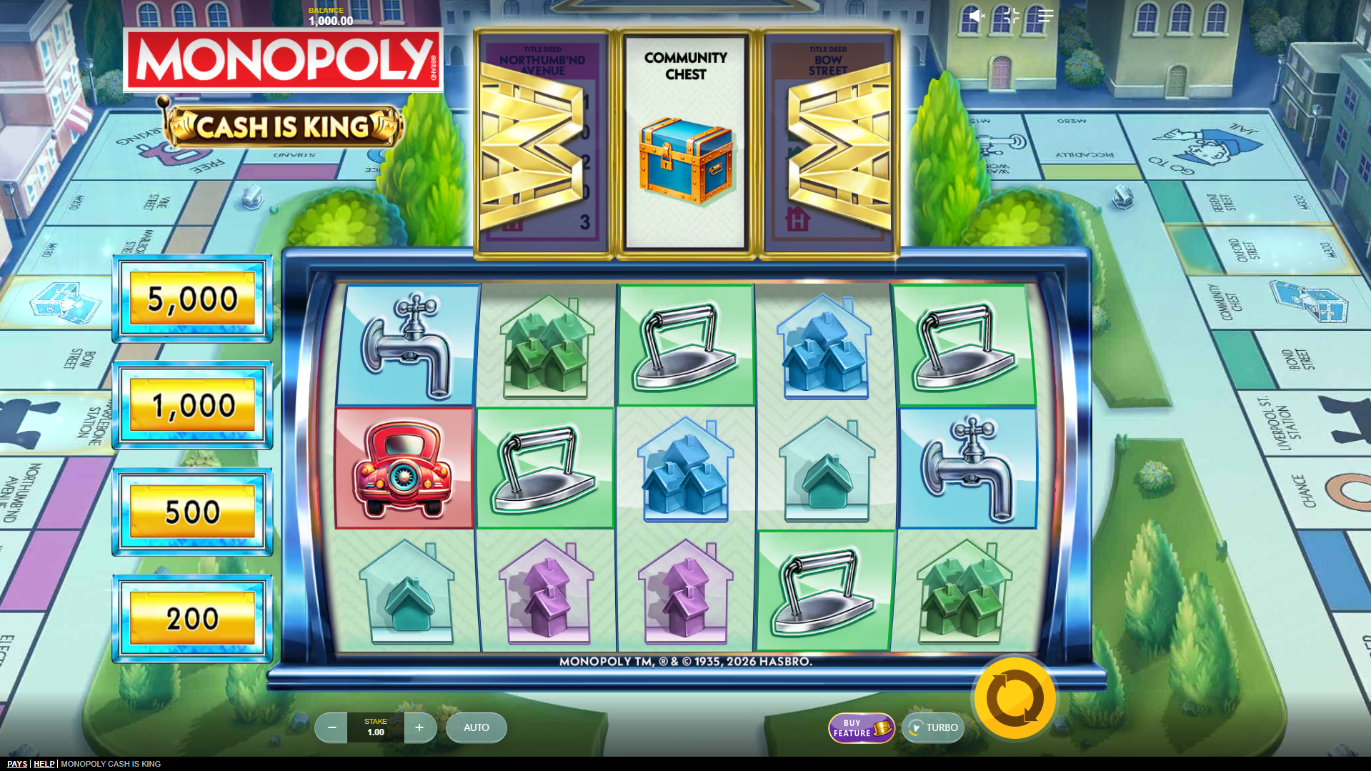 Monopoly Cash is King Base Game Play